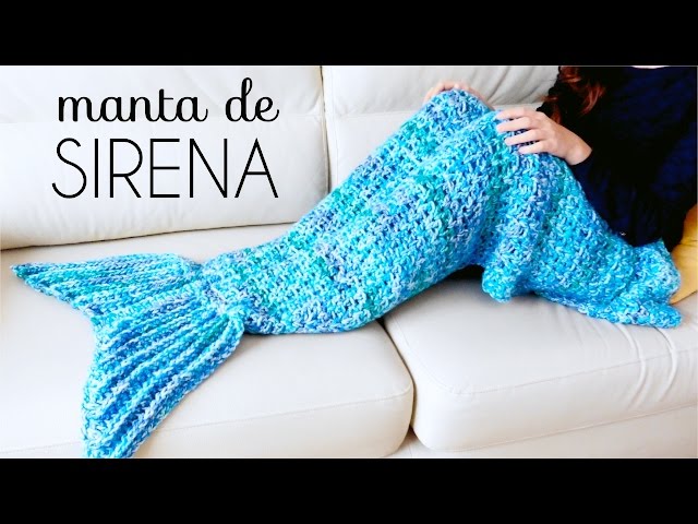 Cola de sirena tejida a crochet para bebe paso a paso 