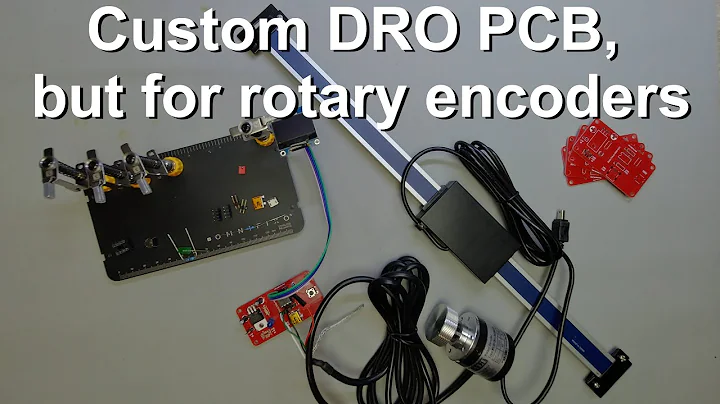 Custom DRO PCB, but for rotary encoders