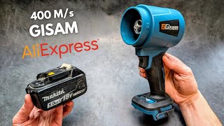 Most Powerful Turbo JET Fan Blower - Review \u0026 TEST - GISAM 400m/s 300000 RPM Brushless Leaf Blower