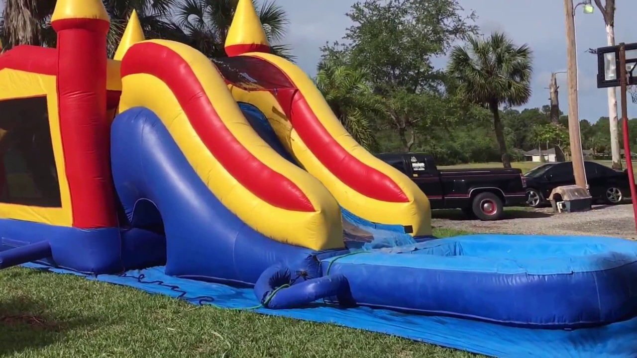 Deliver and pick up bounce house and waterslide