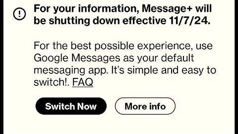 Verizon Message+ is Going Away! What Now?