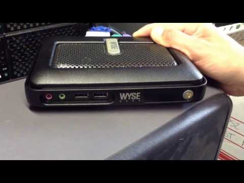 How to reset a Wyse Cx0 C10LE WTOS Thin Client terminal to factory defaults (or factory settings)