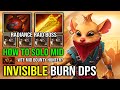 WTF INVISIBLE BURN DPS 1v5 Radiance Heart Super Tank Solo Mid Carry Bounty Hunter Dota 2