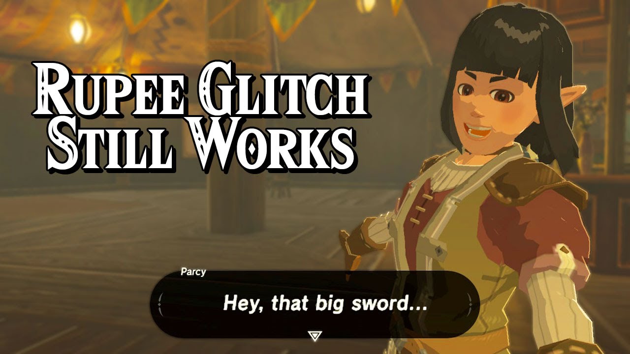 Infinite Rupee Glitch RAW Footage | Zelda BotW