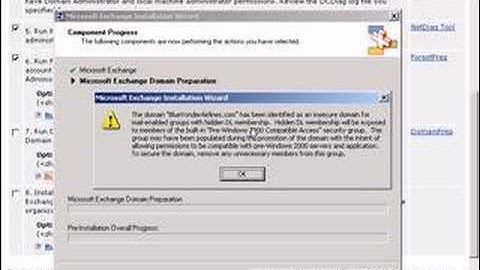 How To Install Exchange 2003