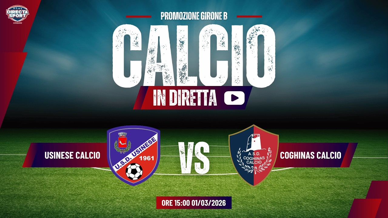 Calcio Promozione Gir. B - Usinese Calcio-Coghinas Calcio (2-0)