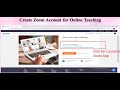 How to Sign Up Zoom Account