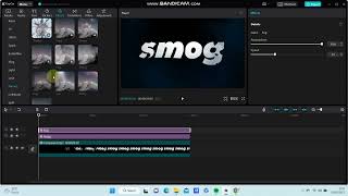 How To Make Smog Text Effect In CapCut PC Easily? Text Effect Tutorial In CapCut PC!! screenshot 1