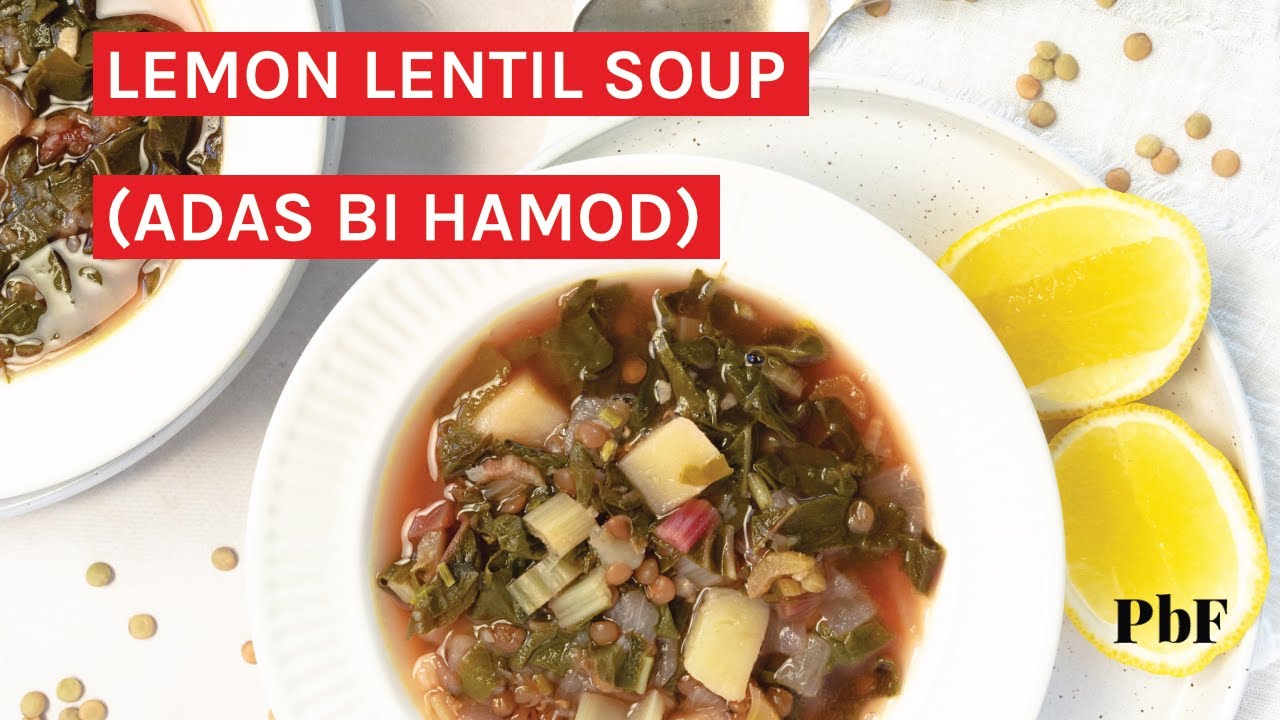 Bil Hamod Lemon Soup Recipe : Adas Bil Hamod Or Lebanese Lentil Lemon ...