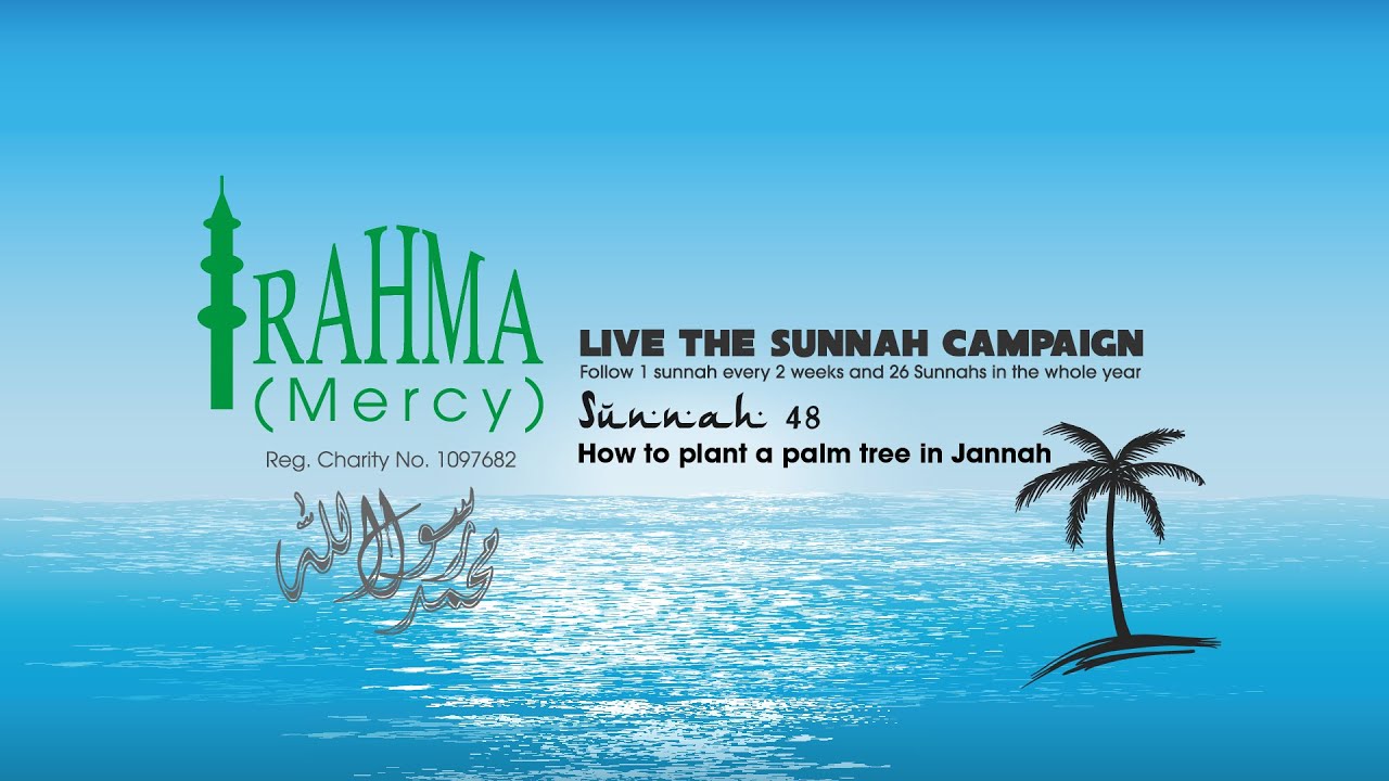 Live the Sunnah Campaign Sunnah 48How to plant a palm tree in Jannah