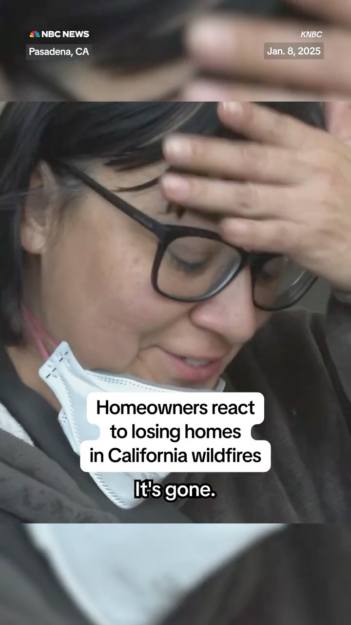 Homeowners react to losing homes in California wildfires