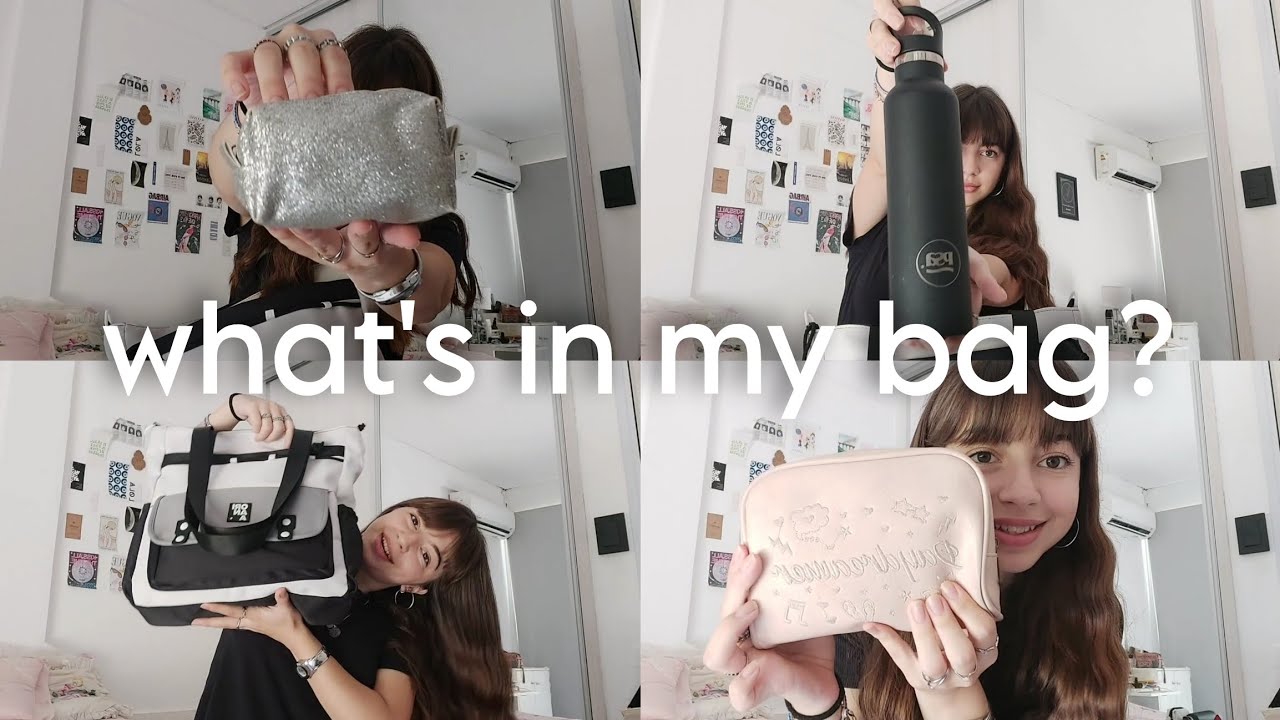 ¿qué hay en mi bolso para la facultad?