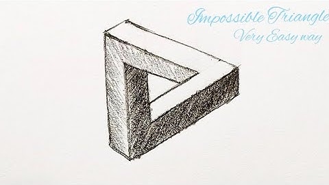 How to Draw an Impossible Triangle in a Very Simple Way