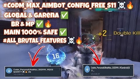 Codm aimbot config free  || codm aimbot config ||codm premium config ||codm new update config S11 ||