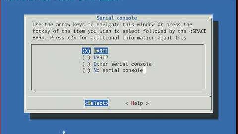 Baud rate settings of NuttShell (nsh)