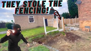 SOMEONE'S STOLEN THE FENCING!  This Week At D&J Projects #043