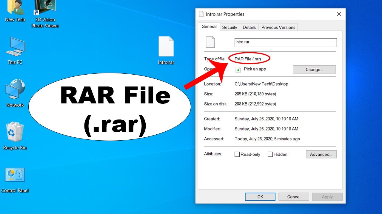 How to open RAR File (.rar file extension) in Windows 10 || Extract RAR files on Windows 10 ...