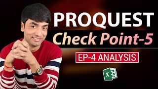 ProQuest -Check Point 5 | Excel Assignment Series | Analysis EP 4