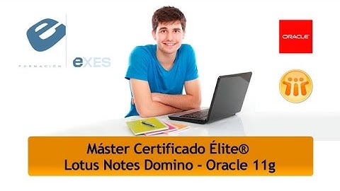 MÁSTER CERTIFICADO ELITE® LOTUS NOTES DOMINO – ORACLE 11g
