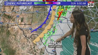 Very windy, warm, and humid weekend