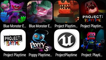 Huggy Escape Playtie Full Chapter 1,2,3 - Blue Monster Escape Mobile - Project Playtime Mobile New