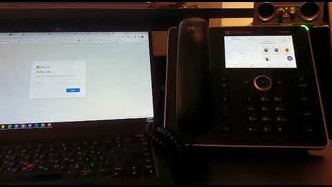 C450HD #MicrosoftTeams Native #IPphone - #HowTo Sign in from phone using Username and Password