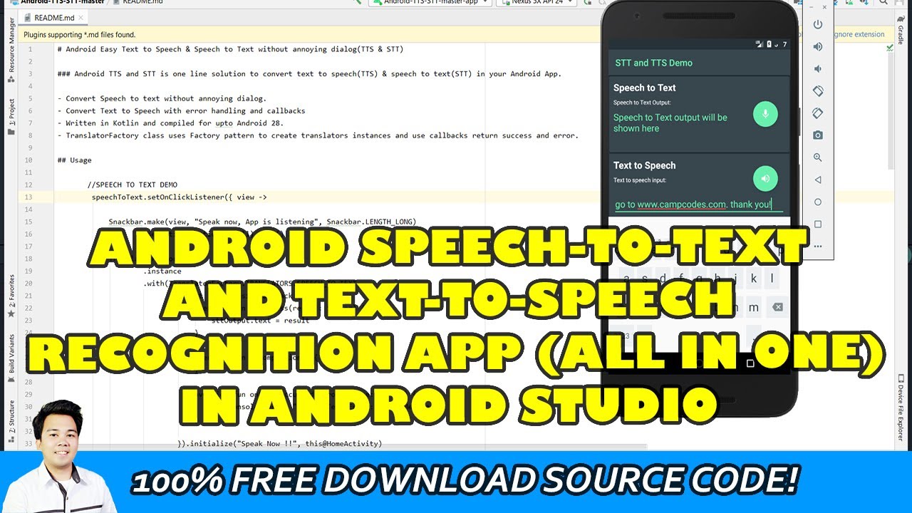 speech to text recognition for android