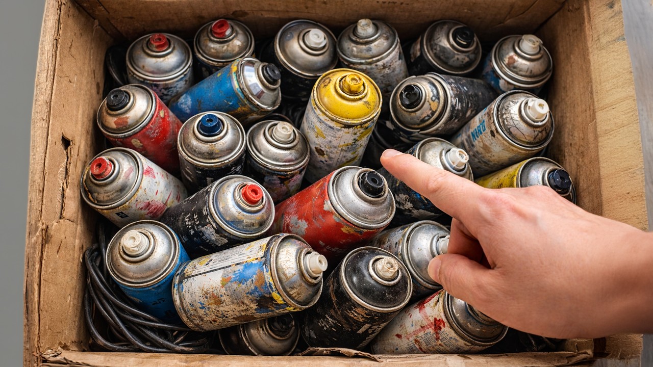 Don't Throw Away Old Spray Paint Cans! A million dollar masterpiece ...