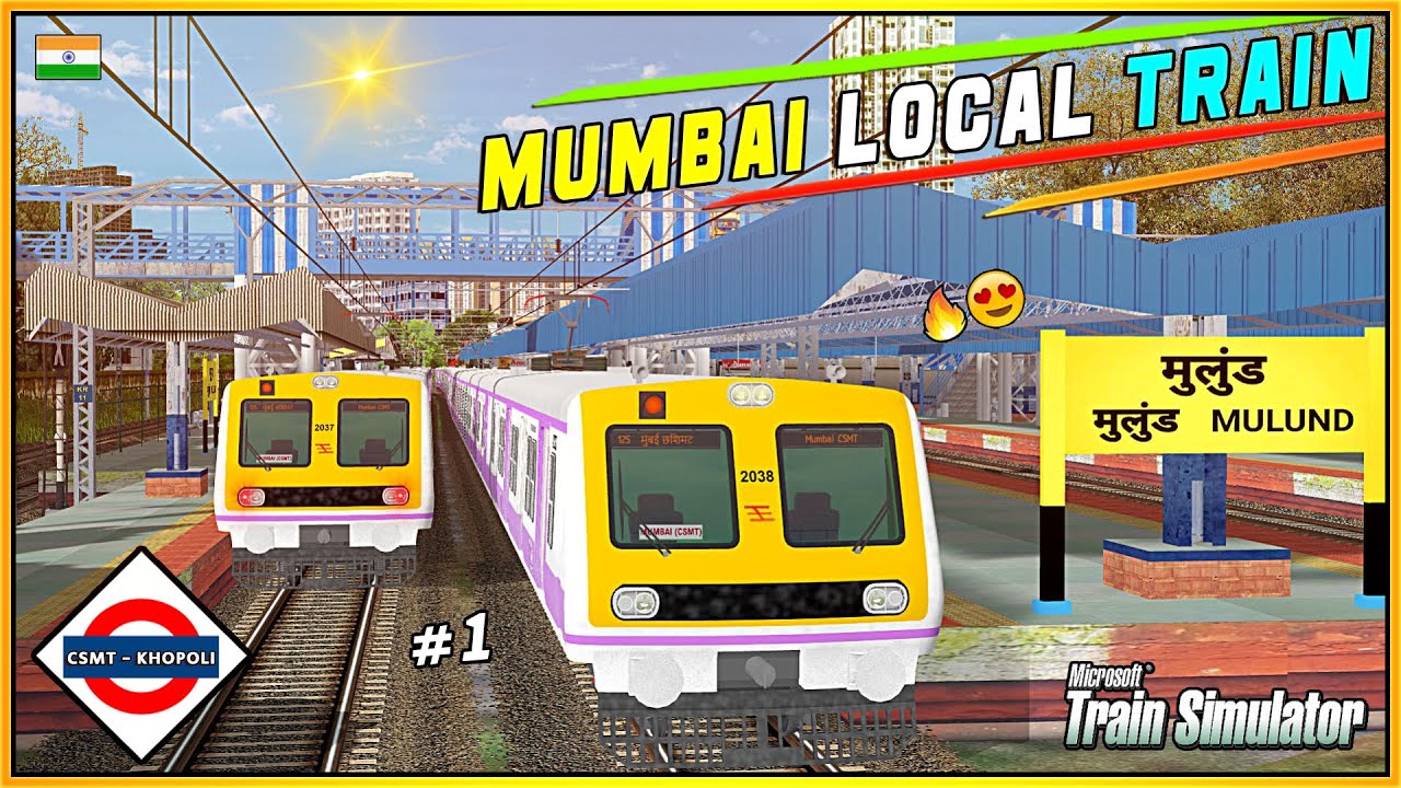 🔴MUMBAI LOCAL TRAIN | CSMT - KHOPOLI FAST LOCAL JOURNEY from CSMT to THANE | INDIAN TRAIN SIMULATOR🔥