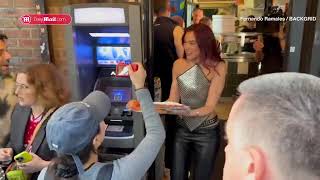 Dua Lipa Grabs A Few Slices At Joes Pizza In New York City