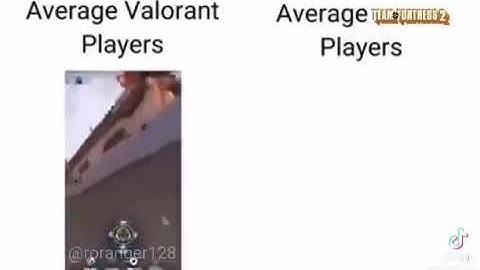 Average valorant player vs Average TF2 player 360p