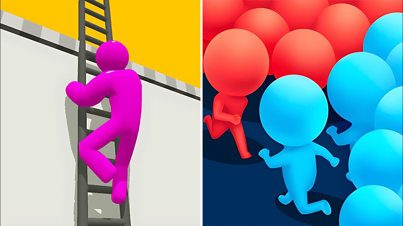 Ladder Master 3D Vs Count Master 3D🧿🔴🧿Big UPDATE 2026 New Levels Max Gameplay GR12