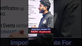 BARC Admit Card कब आएगा? 😱 Important Update: Barc Exam City And Admit Card Release Date #PW #Shorts