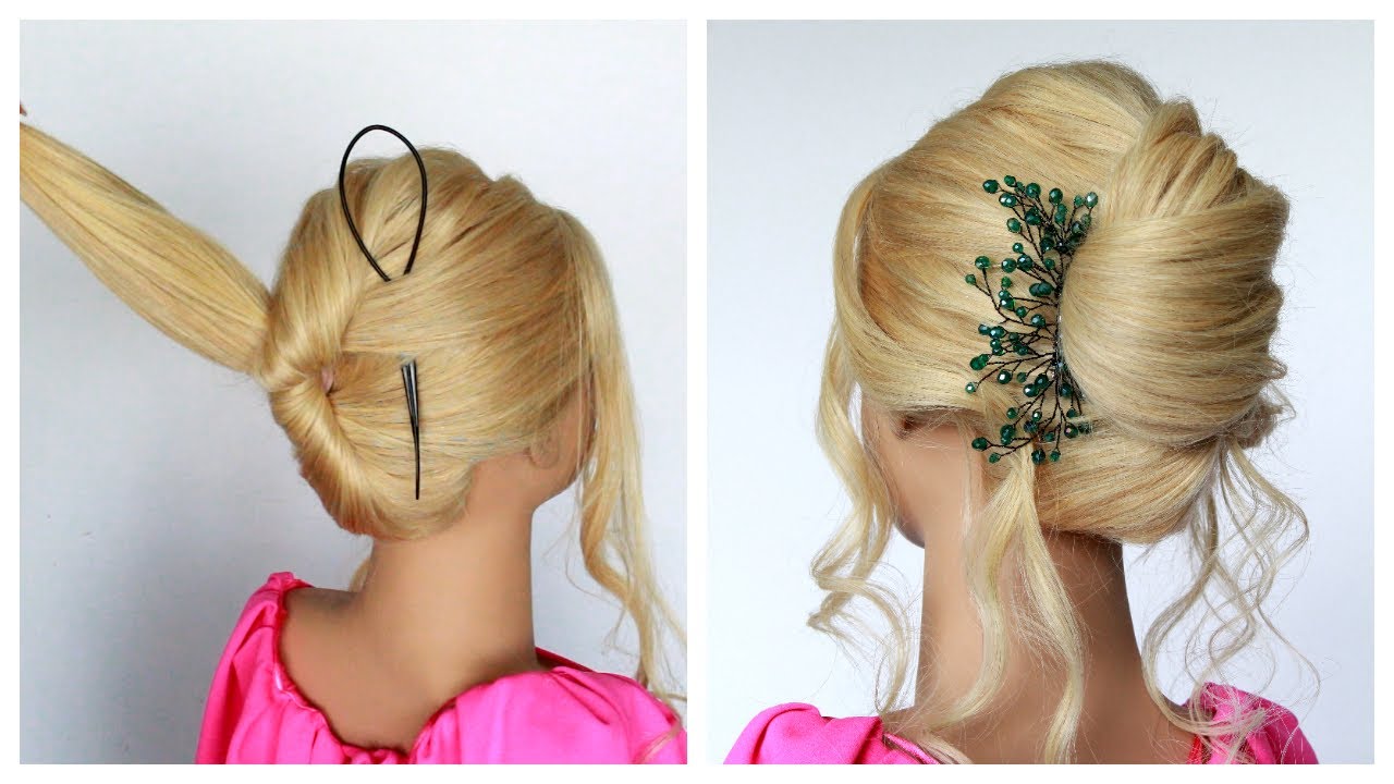 big-french-bun-hairstyle-with-new-trick-simple-french-roll-hairstyle