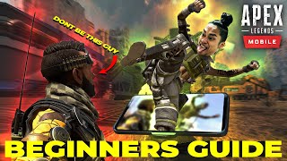 FULL BEGINNERS GUIDE for MOBILE! Apex Legends Mobile Soft Launch