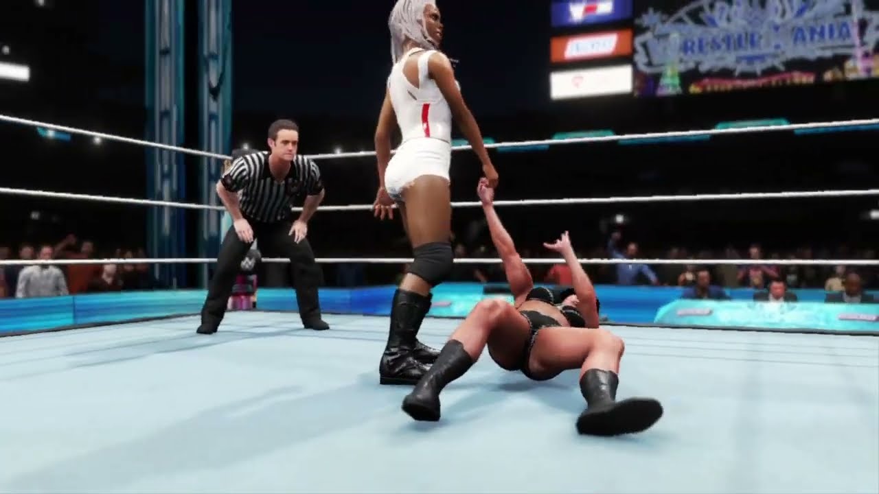 WWE 2K20 Triple Threat Jade Cargill Vs Chyna vs Briana Brand