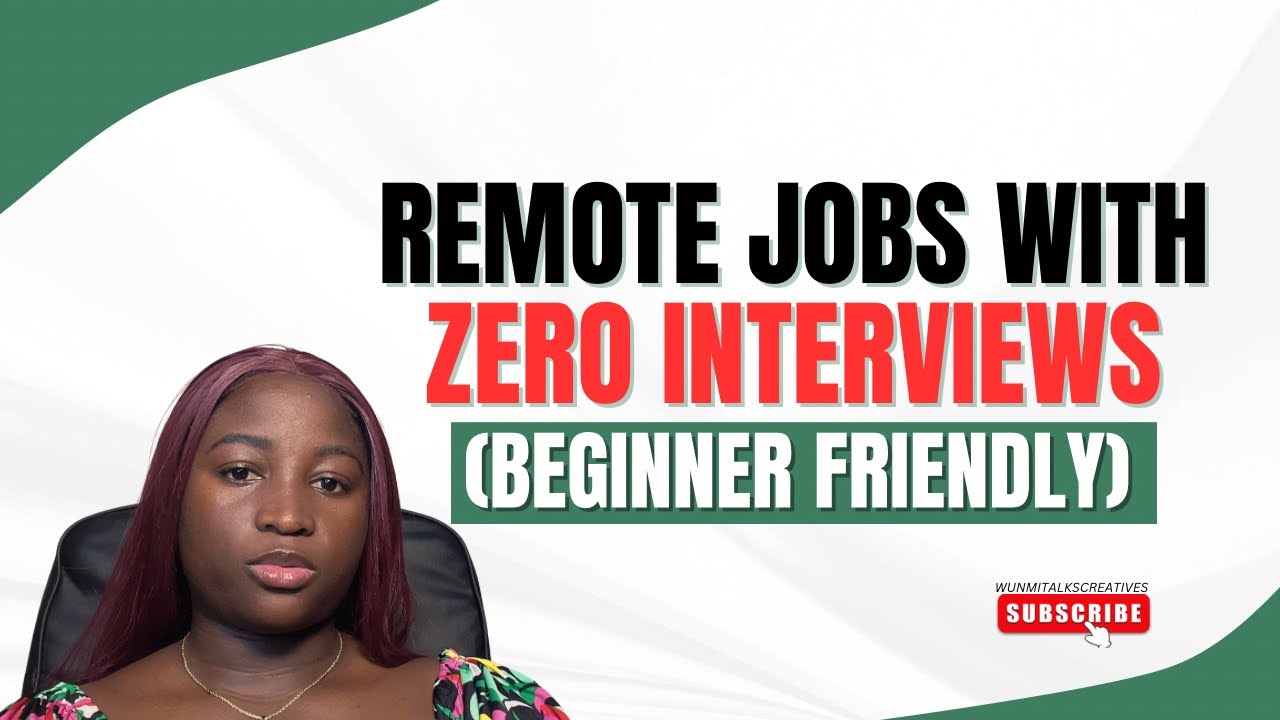 rewrite this title Remote Jobs Without Interviews That Are Beginner Friendly — Nobody Is Talking About This rewrite this title Remote Jobs Without Interviews That Are Beginner Friendly — Nobody Is Talking About This