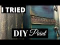 Furniture makeover using diy paint from debis design diary