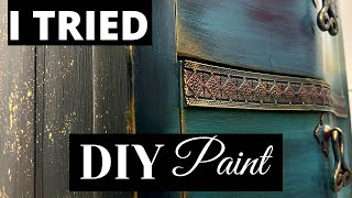 Furniture Makeover Using DIY Paint from Debi's Design Diary