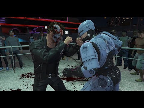 Robocop Vs Terminator - Fight Night In Gta 5