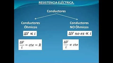 ¿Qué es no Ohmico?