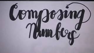 Composing & Decomposing Numbers