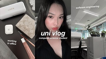UNI VLOG 📖🤍: stress of working during school, web design project, realistic university student life