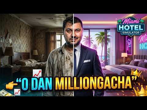 🏨0 Dan Milliongacha — Miami Hotel Simulator #1
