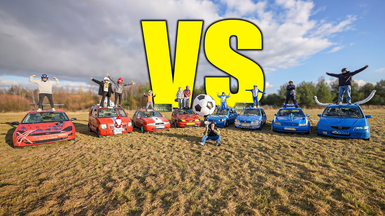 ROCKET LEAGUE W PRAWDZIWYM ŻYCIU! (MECZ SAMOCHODAMI)