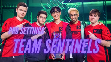 Valorant Team Sentinels Crosshairs and Settings