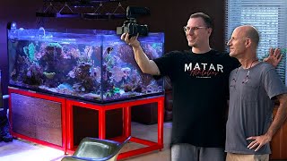 Julian Sprung shows me his REEF AQUARIUM + Natural Ocean water for my tank?