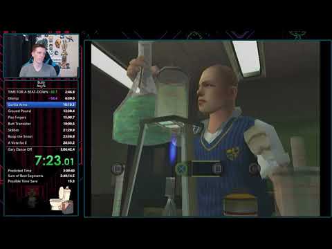 Bully [PS3] Any% speedrun in 2:53:21/2:45:07 RTA/IGT - ultimoice