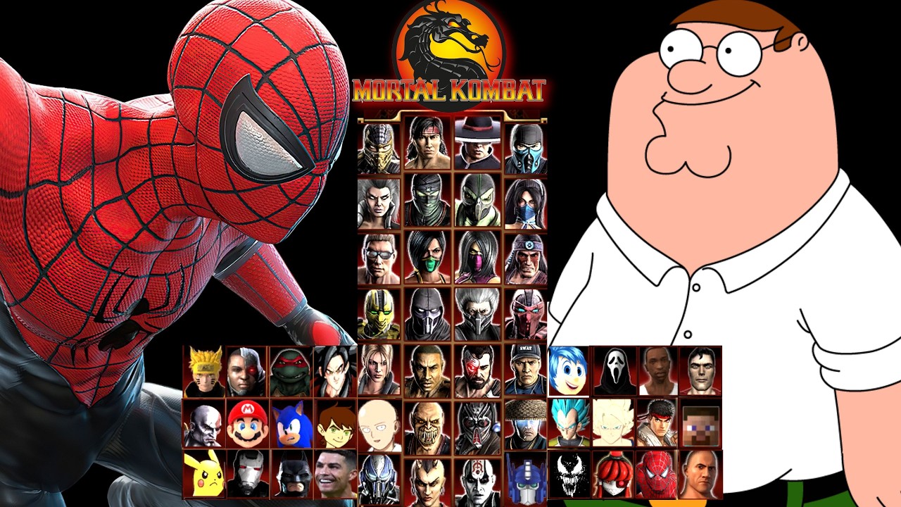 MORTAL KOMBAT 9 | SPIDERMAN & PETER GRIFFIN | EXPERT TAG LADDER | GAMEPLAY (4K60FPS)