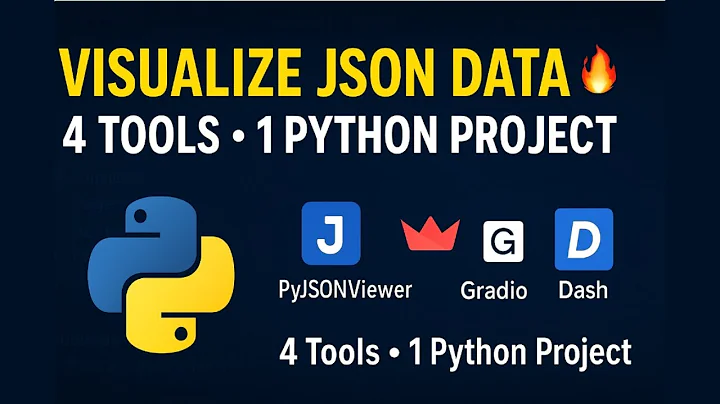 Visualize JSON Data in Python | PyJSONViewer, Streamlit, Gradio, Dash | JSON Viewer Tutorial